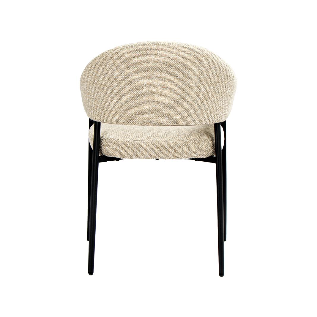  Eetkamerstoel Sora - Naturel - Royal Boucle afbeelding 5