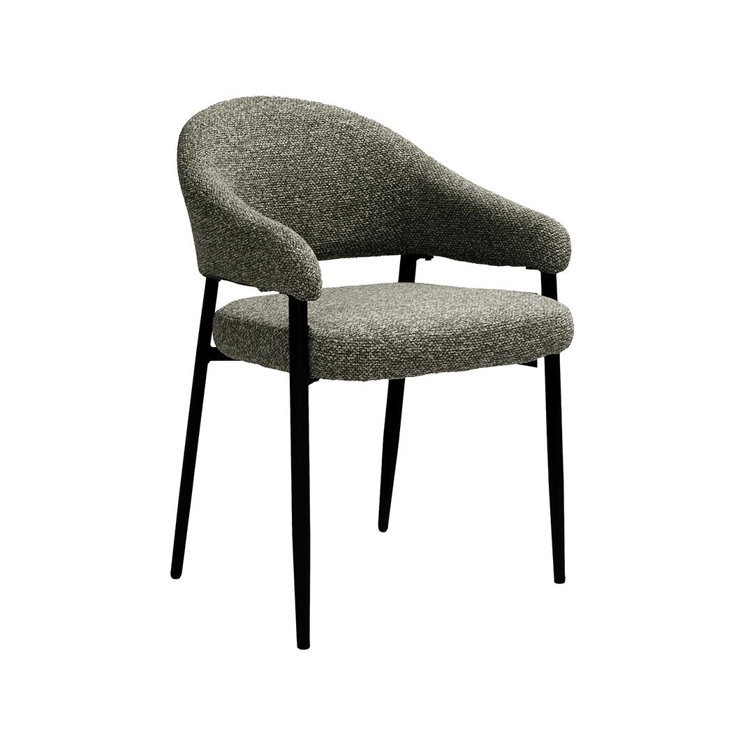  Eetkamerstoel Sora - Mushroom - Royal Boucle afbeelding 1