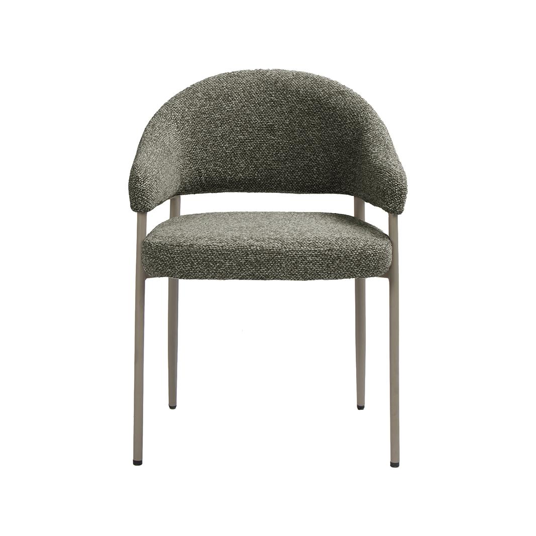  Eetkamerstoel Sora - Mushroom - Royal Boucle afbeelding 2