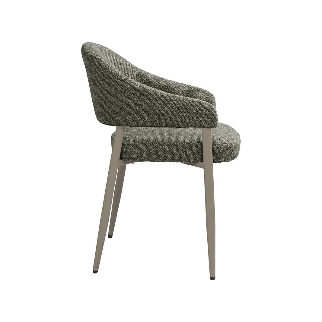  Eetkamerstoel Sora - Mushroom - Royal Boucle afbeelding 3