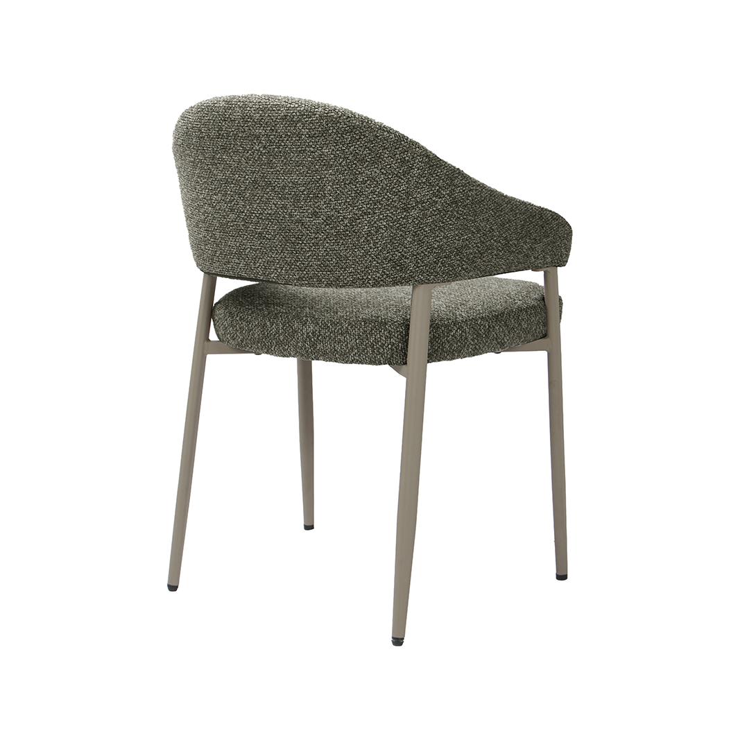  Eetkamerstoel Sora - Mushroom - Royal Boucle afbeelding 4