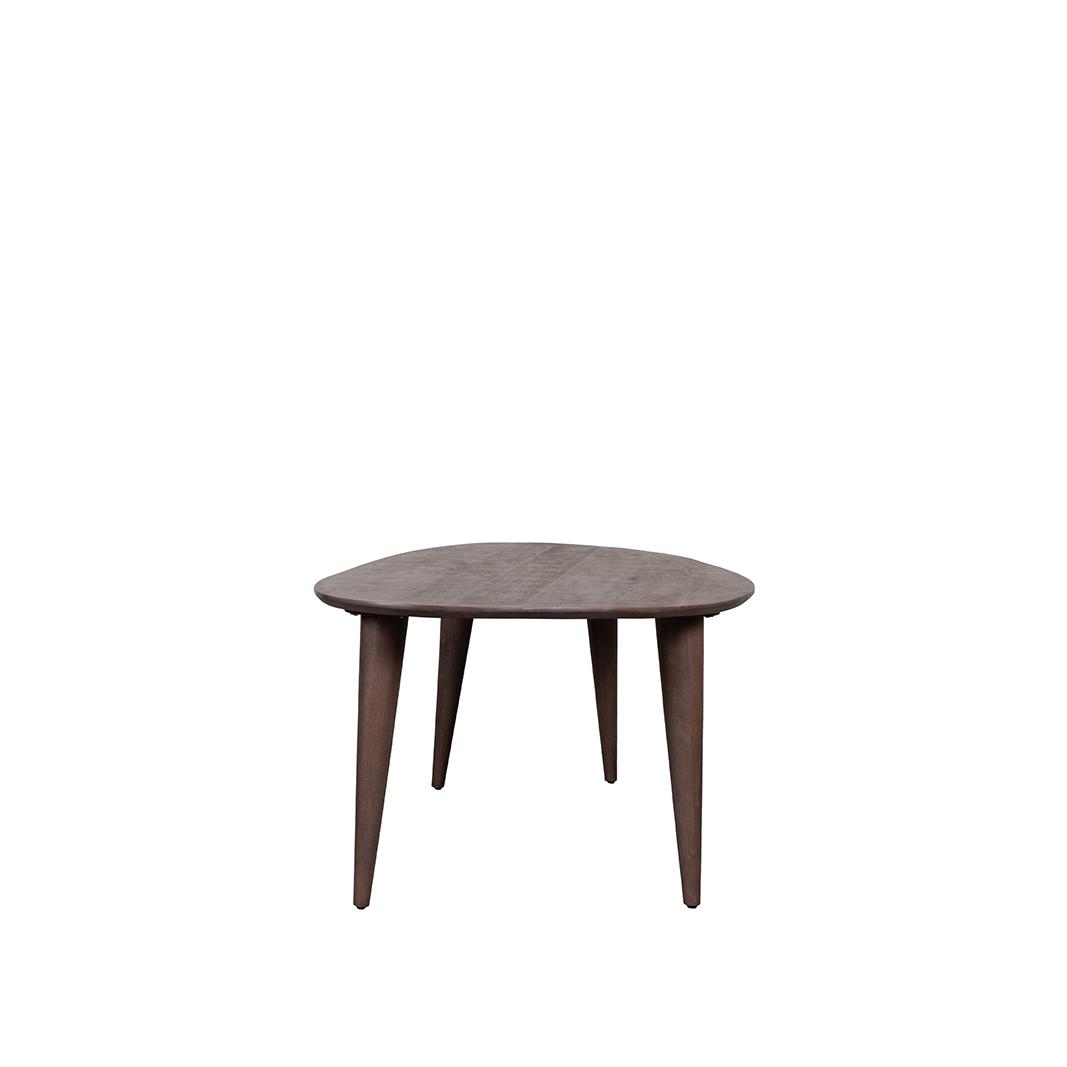  Eetkamertafel Fly - Espresso - Mangohout - 180 cm - Organisch afbeelding 3