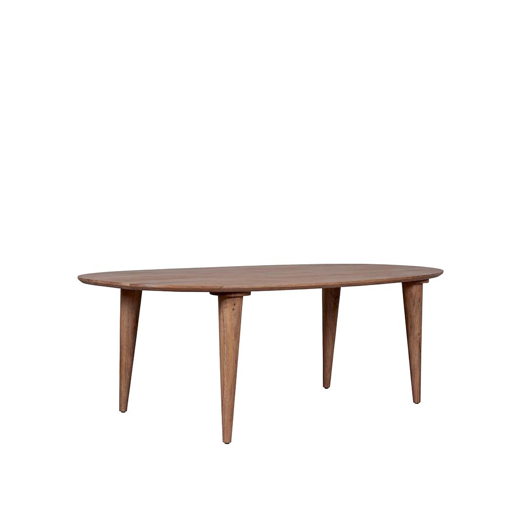  Eetkamertafel Fly - Nature Smooth - Mangohout - 180 cm - Organisch afbeelding 1