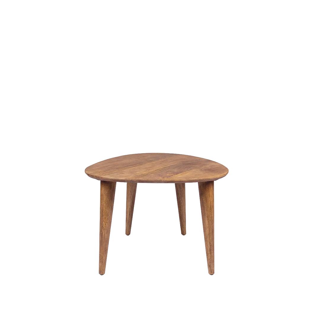  Eetkamertafel Fly - Nature Smooth - Mangohout - 200 cm - Organisch afbeelding 3