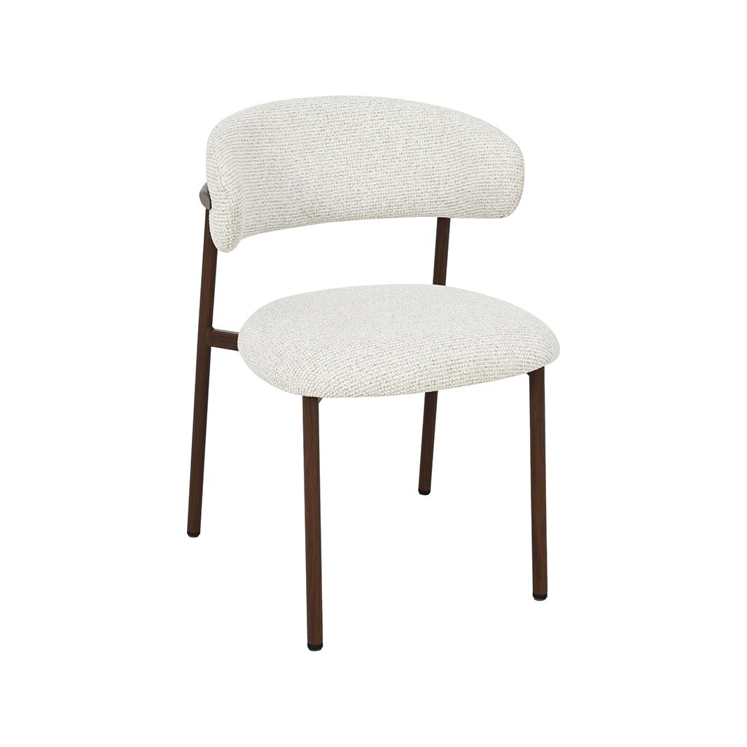  Eetkamerstoel Kaito - Naturel - Prestige - Walnoot Houten Frame afbeelding 1