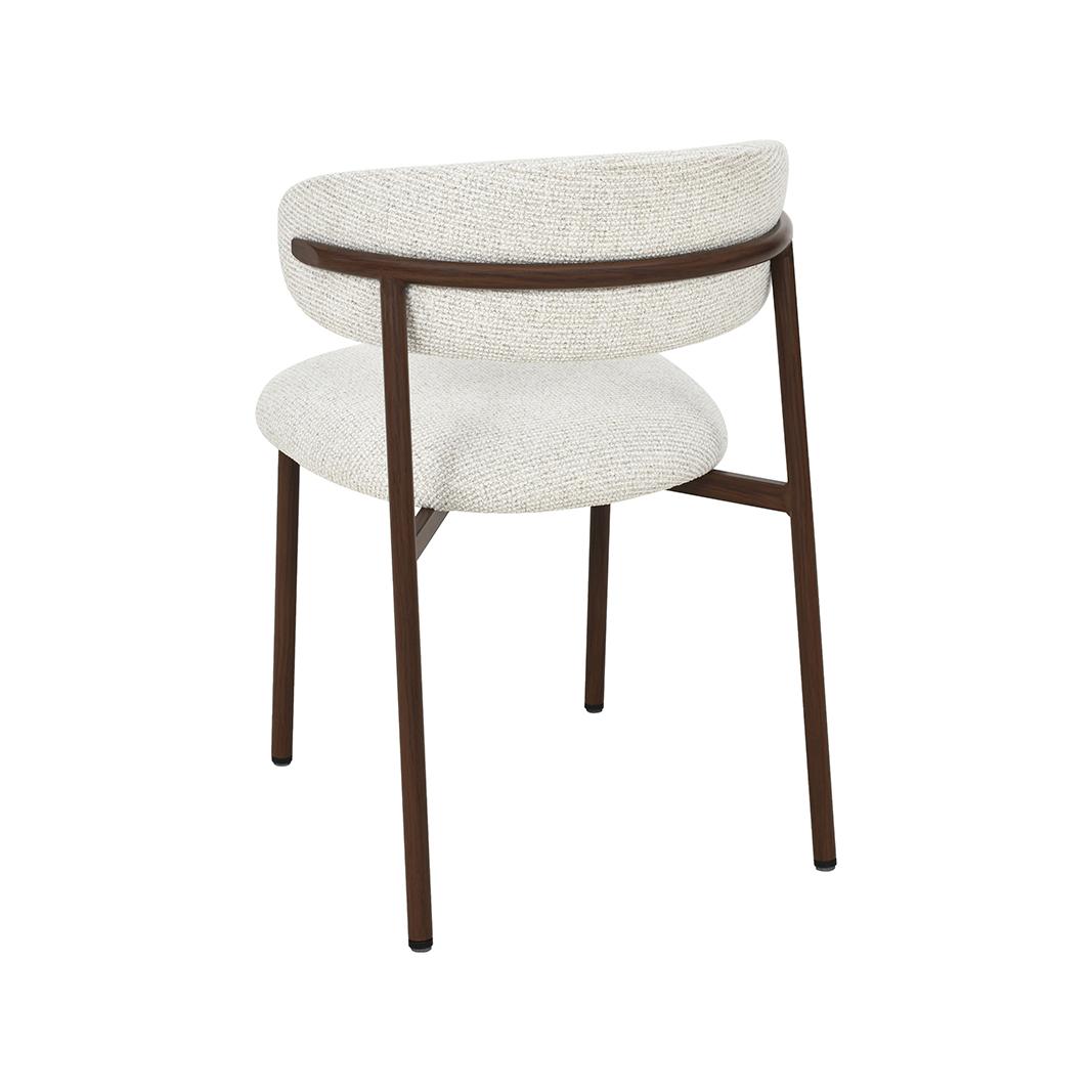  Eetkamerstoel Kaito - Naturel - Prestige - Walnoot Houten Frame afbeelding 3