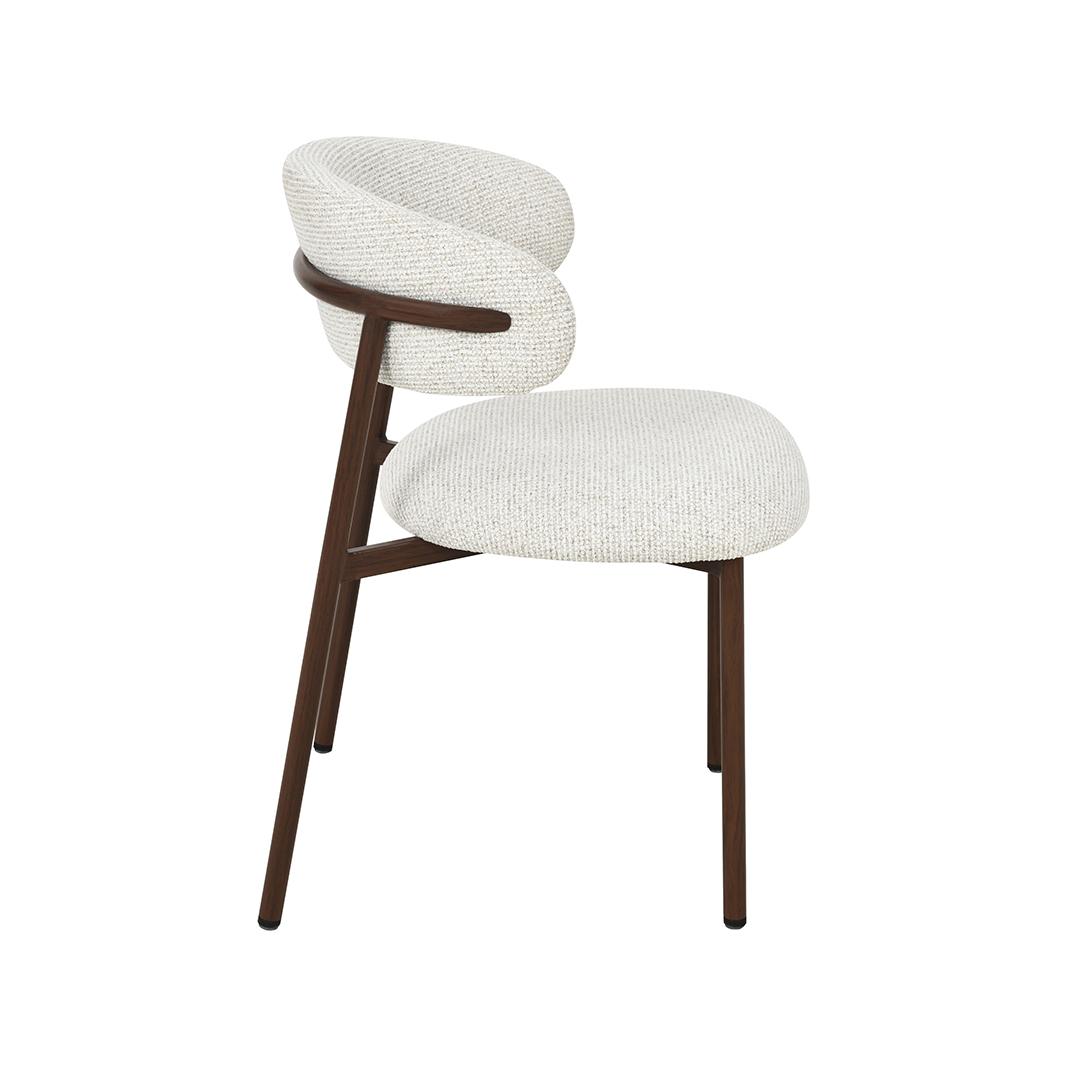  Eetkamerstoel Kaito - Naturel - Prestige - Walnoot Houten Frame afbeelding 4