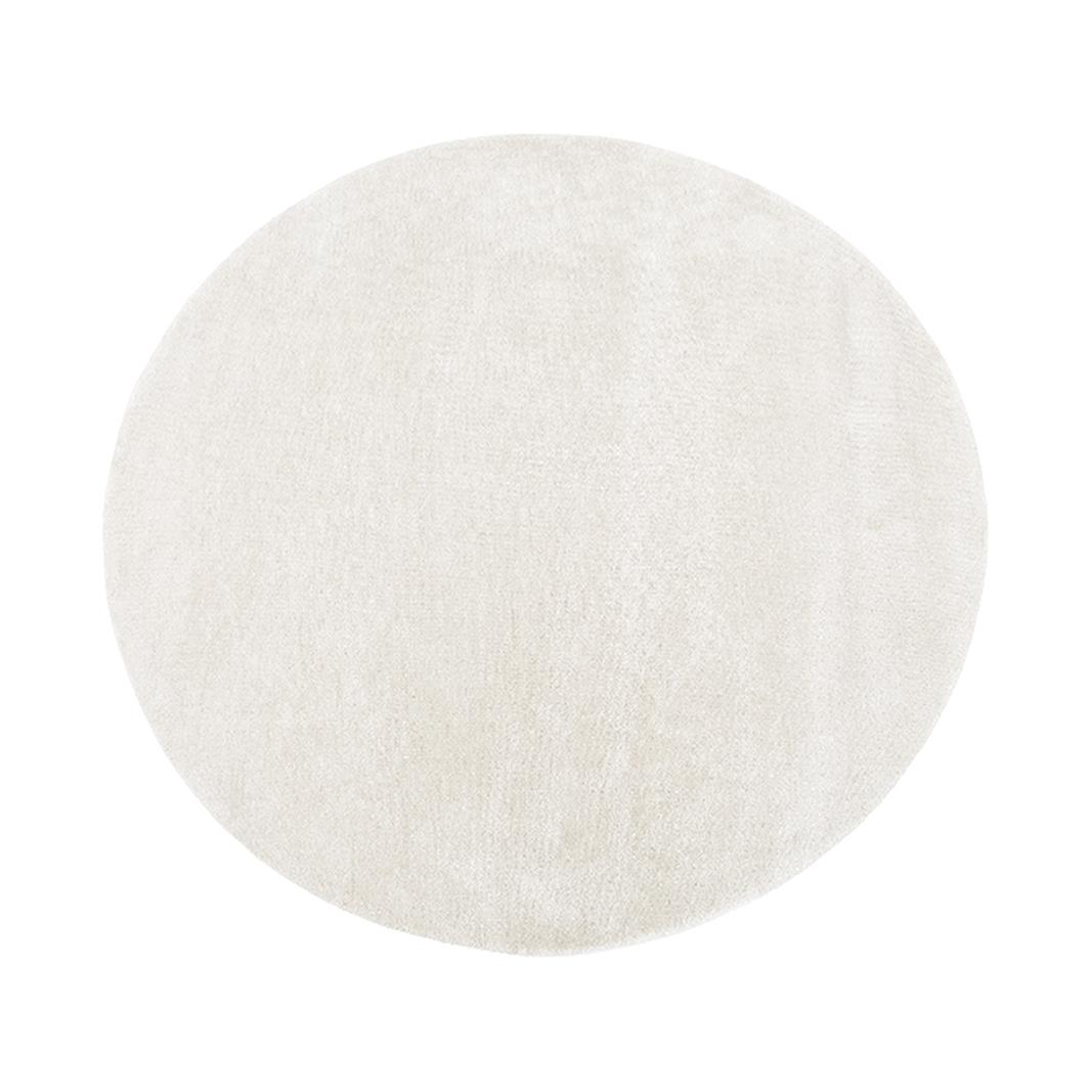  Vloerkleden Mila - Ivoor - Polyester - 200x200 cm - Rond afbeelding 1