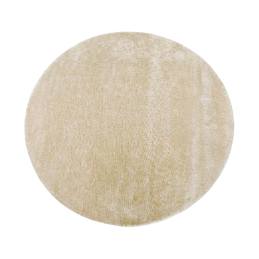  Vloerkleden Mila - Zand - Polyester - 150x150 cm - Rond afbeelding 1