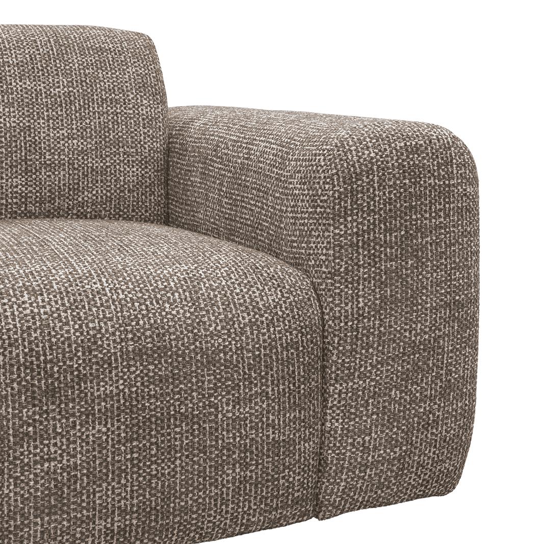  Hoekbank Verona - Taupe - Geweven - Links Voorstaand afbeelding 4