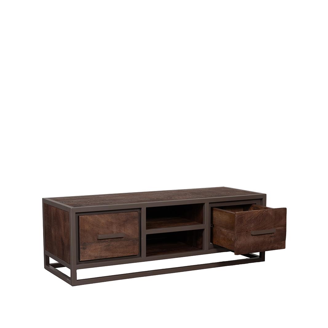  Tv-meubel Peru - Espresso - Mangohout - 120 cm afbeelding 3