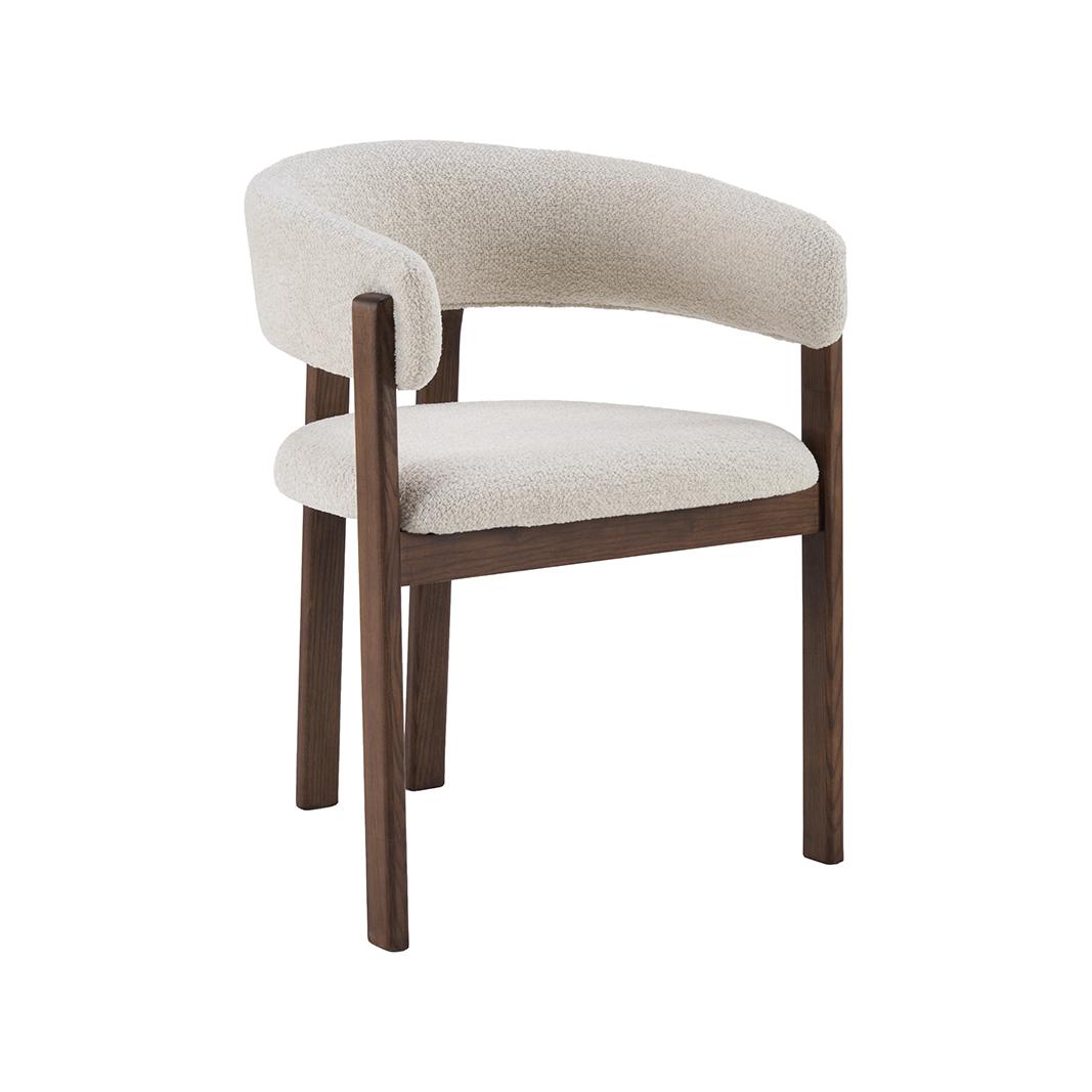  Eetkamerstoel Osaka - Naturel - Geweven - Walnoot Houten Frame afbeelding 1