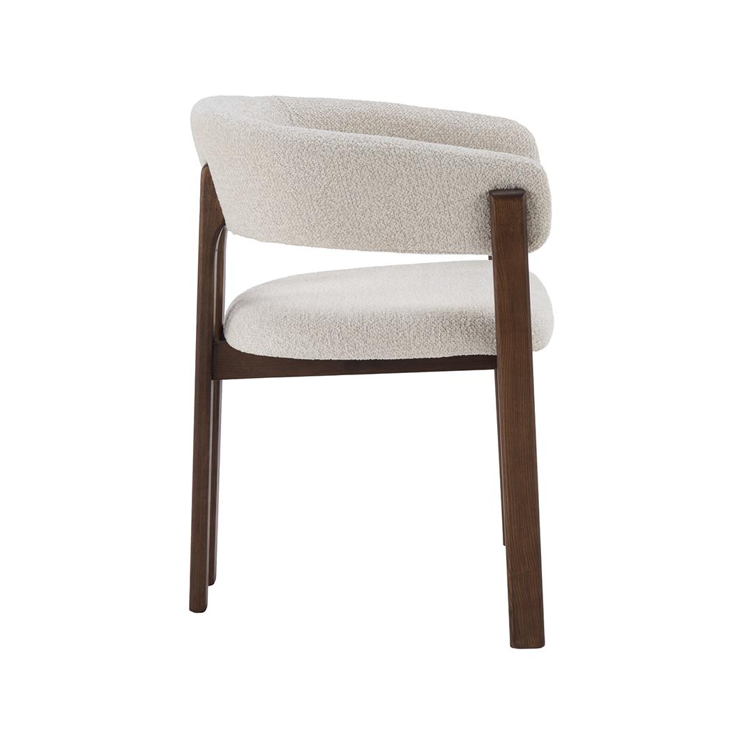  Eetkamerstoel Osaka - Naturel - Geweven - Walnoot Houten Frame afbeelding 3