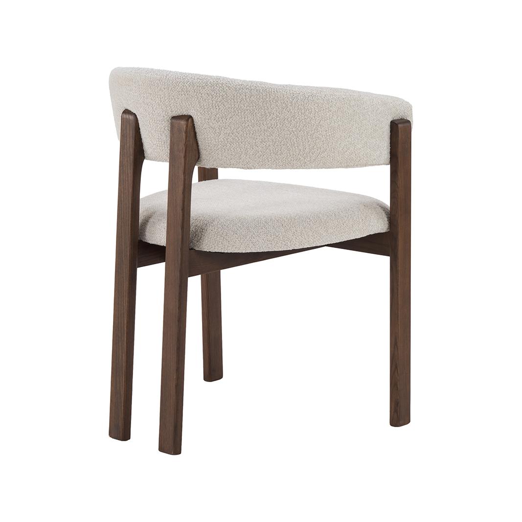  Eetkamerstoel Osaka - Naturel - Geweven - Walnoot Houten Frame afbeelding 4