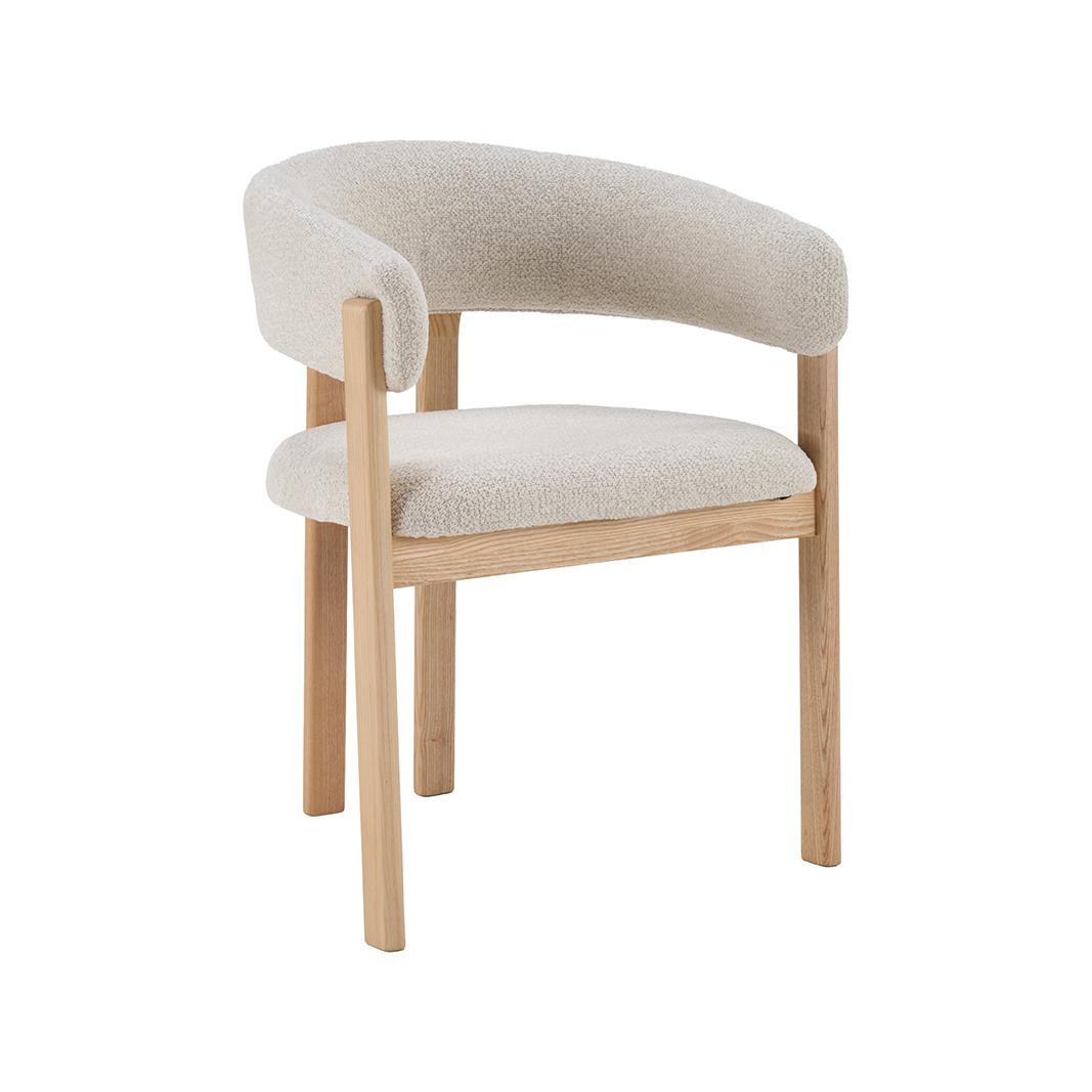  Eetkamerstoel Osaka - Naturel - Geweven - Naturel Houten Frame afbeelding 1