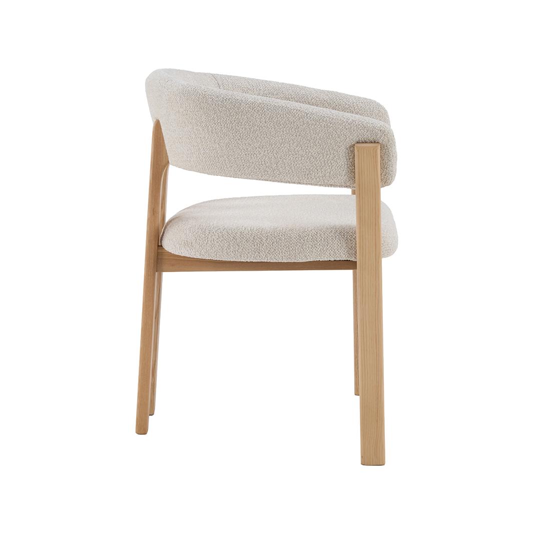  Eetkamerstoel Osaka - Naturel - Geweven - Naturel Houten Frame afbeelding 3