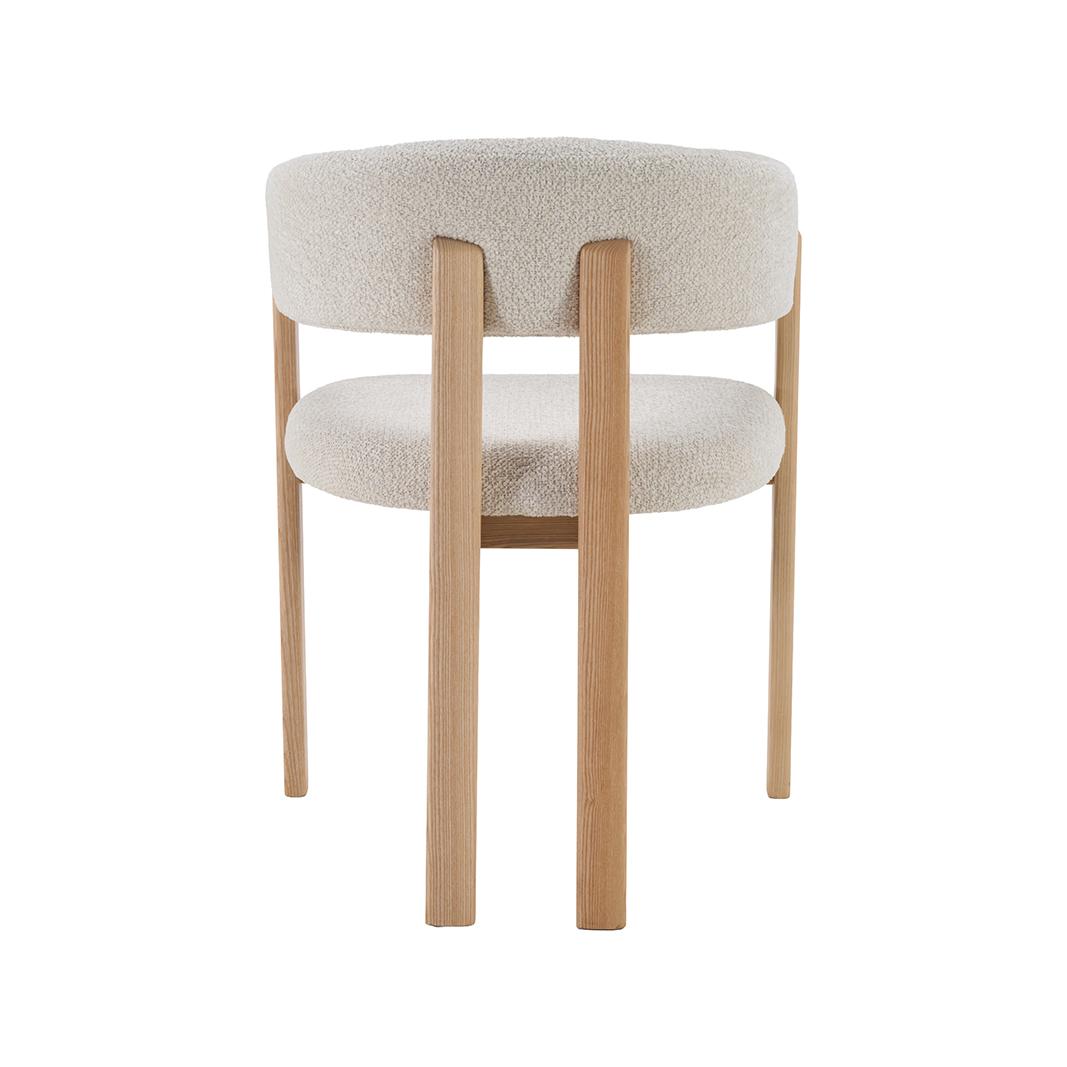  Eetkamerstoel Osaka - Naturel - Geweven - Naturel Houten Frame afbeelding 5