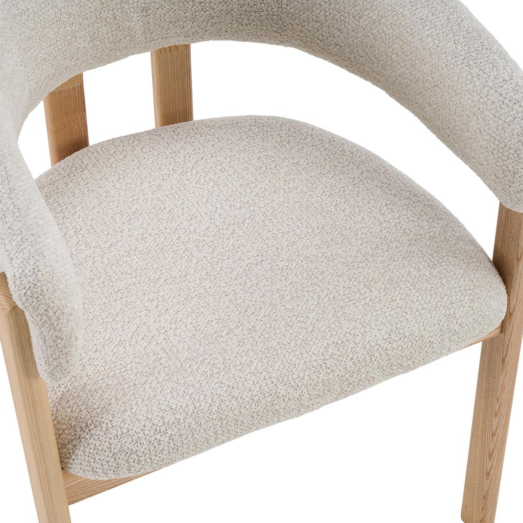  Eetkamerstoel Osaka - Naturel - Geweven - Naturel Houten Frame afbeelding 6