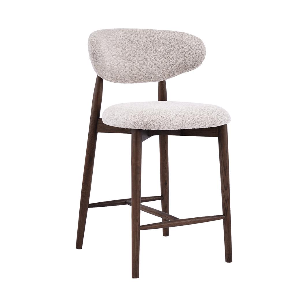  Barkruk Kyoto - Beige - Superb - Laag afbeelding 1