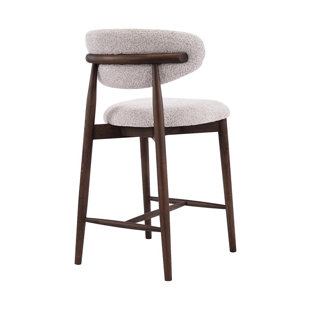  Barkruk Kyoto - Beige - Superb - Laag afbeelding 4