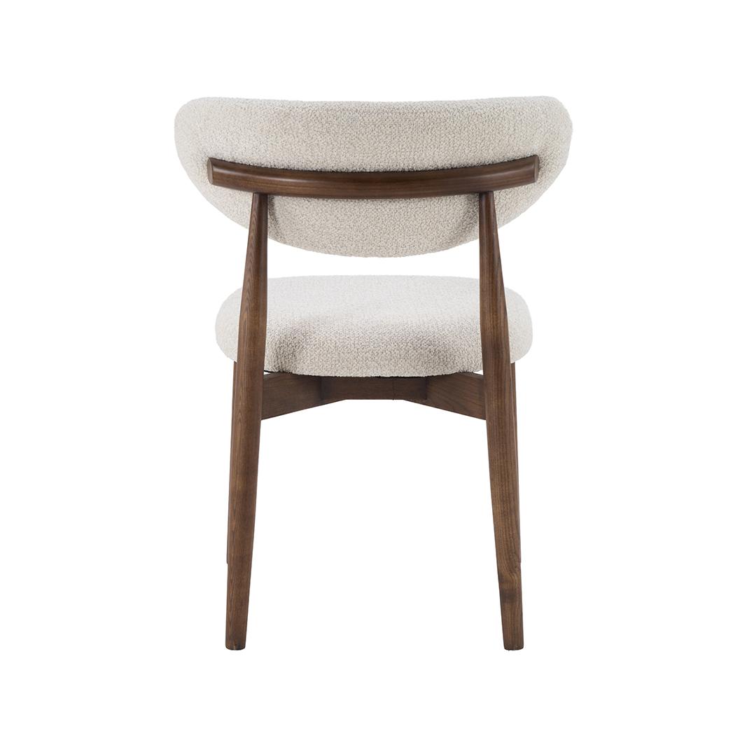  Eetkamerstoel Kyoto - Naturel - Geweven - Walnoot Houten Frame afbeelding 5