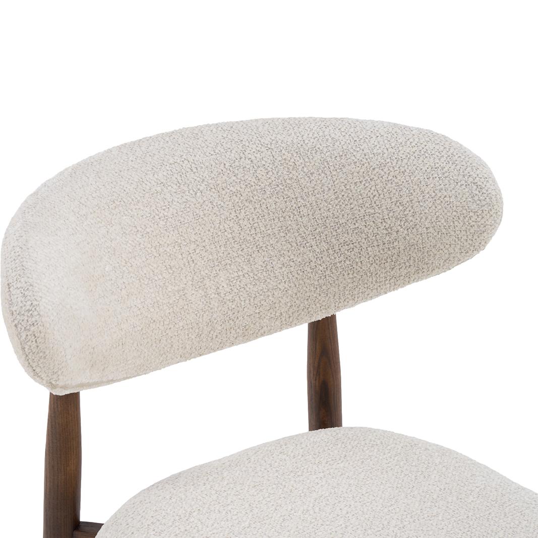  Eetkamerstoel Kyoto - Naturel - Geweven - Walnoot Houten Frame afbeelding 6