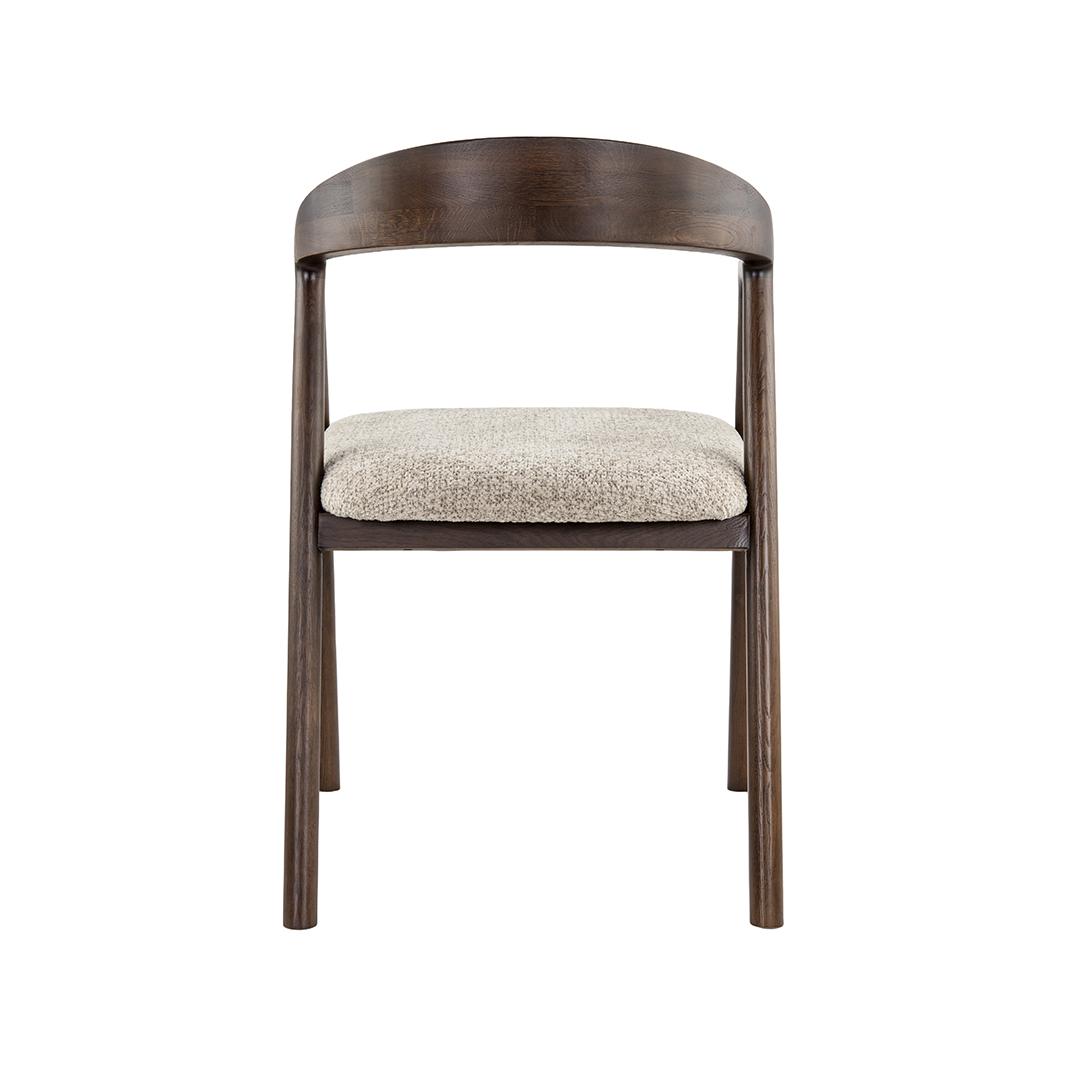  Eetkamerstoel Lone - Beige - Geweven afbeelding 5