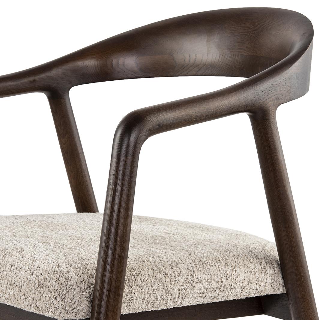  Eetkamerstoel Lone - Beige - Geweven afbeelding 6