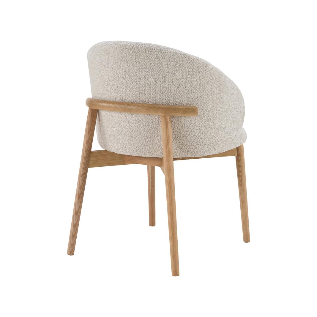  Eetkamerstoel Nagano - Naturel - Geweven - Naturel Houten Frame afbeelding 4