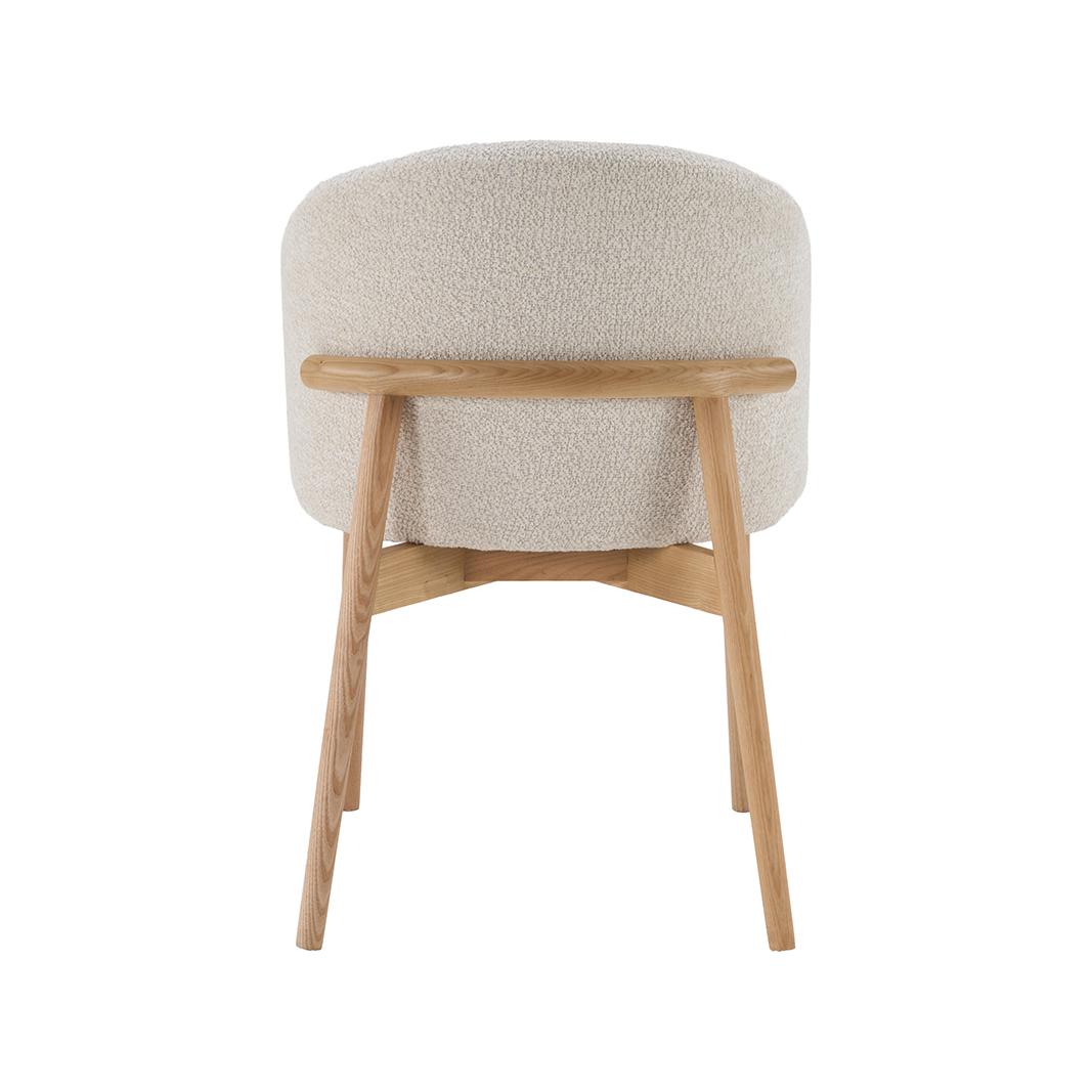  Eetkamerstoel Nagano - Naturel - Geweven - Naturel Houten Frame afbeelding 5