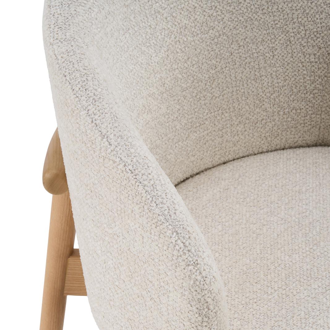  Eetkamerstoel Nagano - Naturel - Geweven - Naturel Houten Frame afbeelding 6