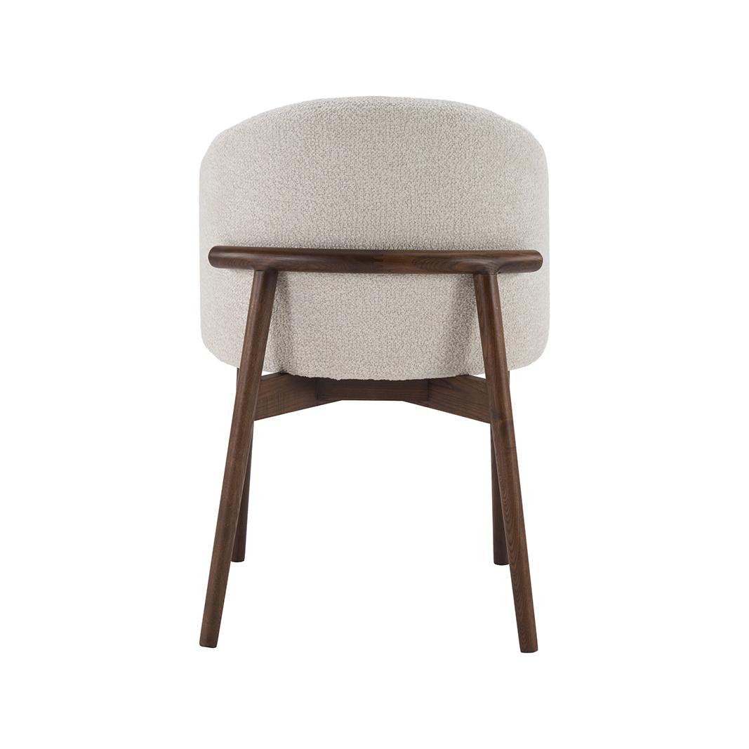  Eetkamerstoel Nagano - Naturel - Geweven - Walnoot Houten Frame afbeelding 5