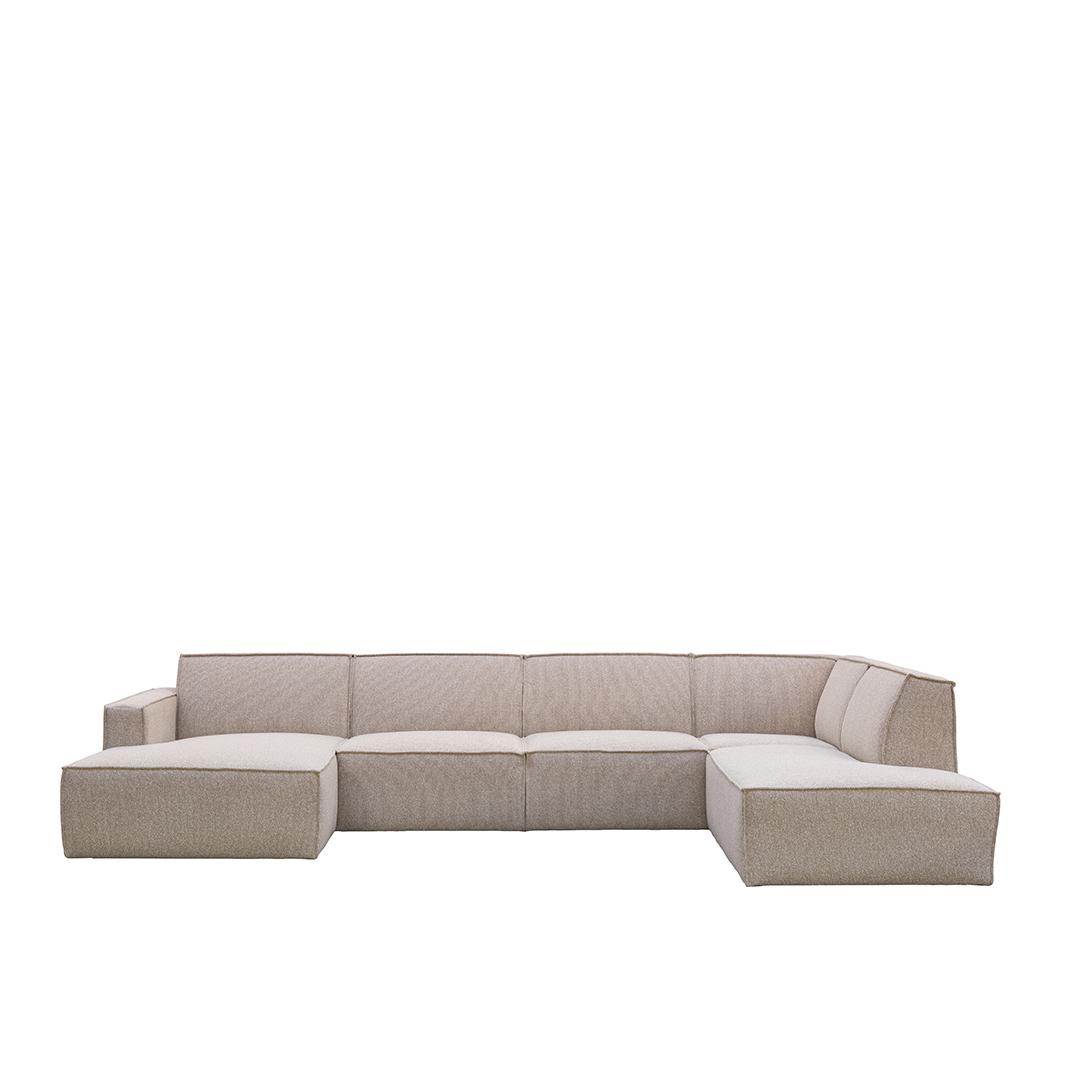  Bank Kay - Naturel - Boucle - Rechts Voorstaand afbeelding 2