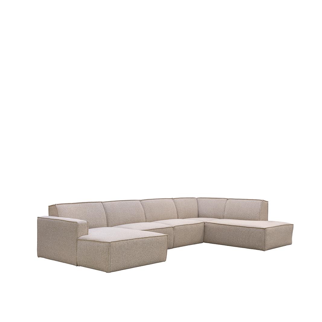  Bank Kay - Naturel - Boucle - Rechts Voorstaand afbeelding 3