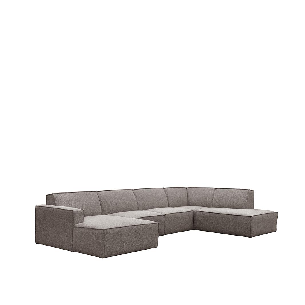  Bank Kay - Mushroom - Boucle - Rechts Voorstaand afbeelding 2