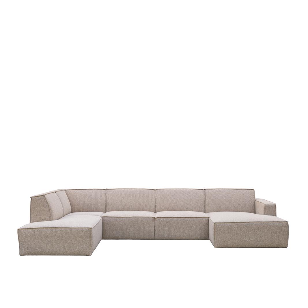  Bank Kay - Naturel - Boucle - Links Voorstaand afbeelding 2