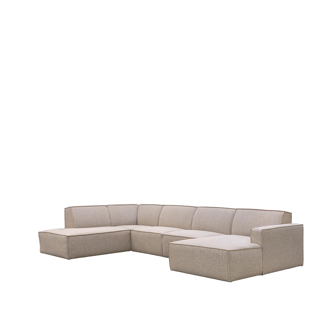  Bank Kay - Naturel - Boucle - Links Voorstaand afbeelding 3