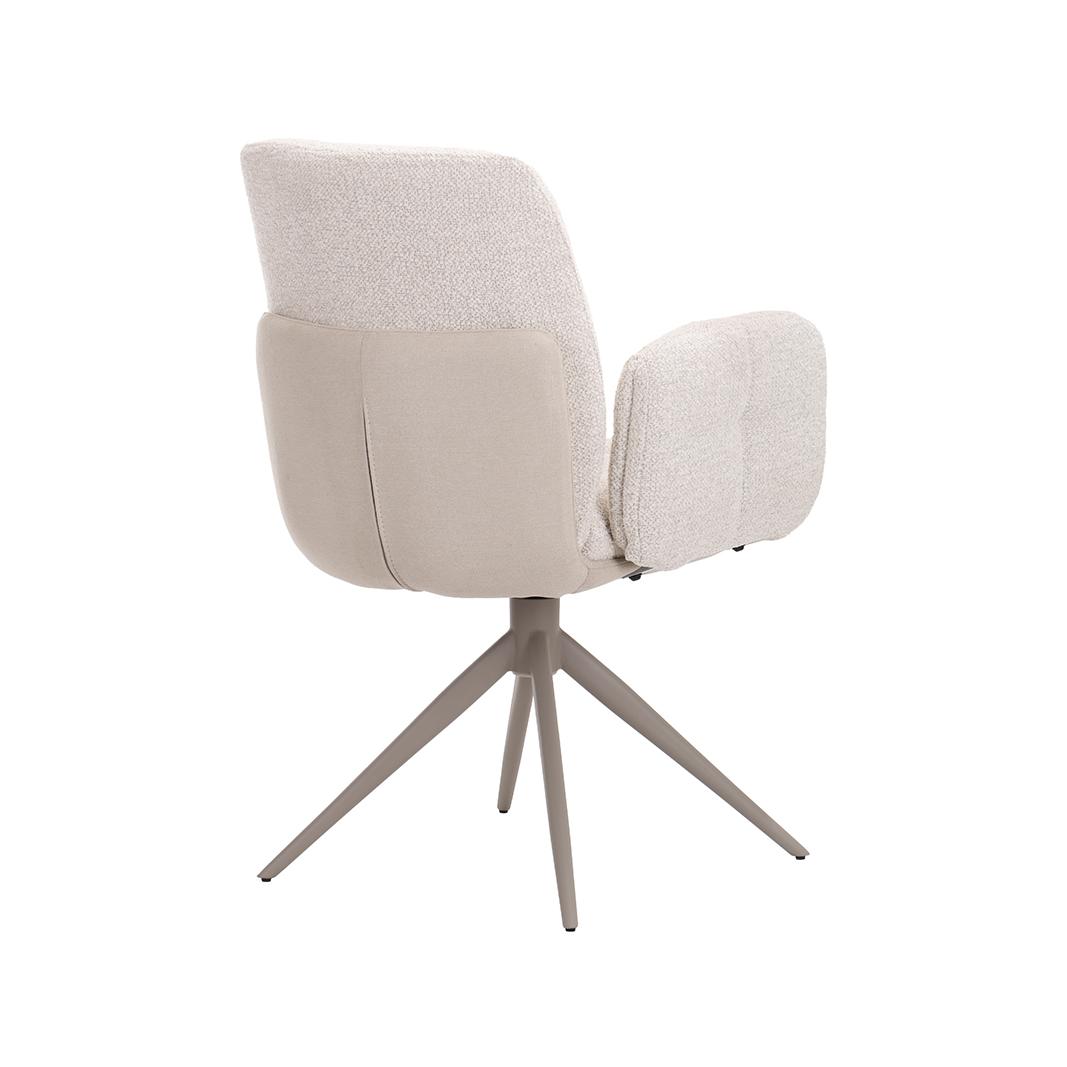  Eetkamerstoelen Unreal - Naturel - Geweven afbeelding 5