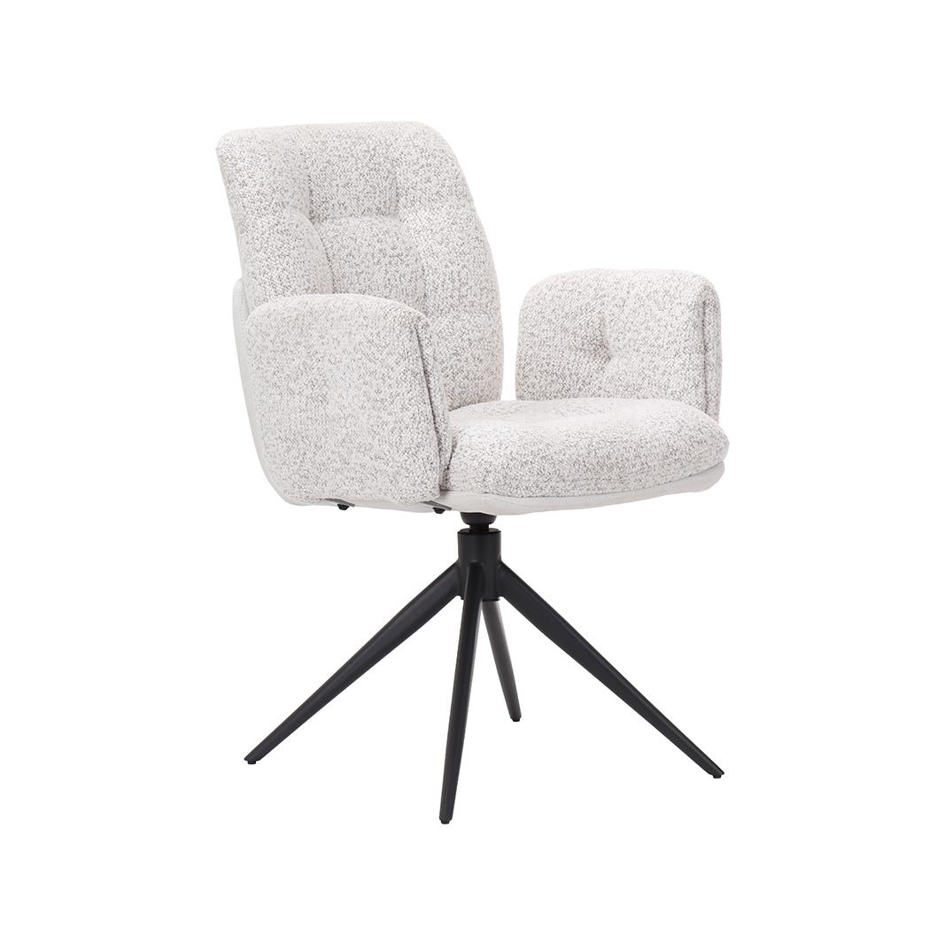  Eetkamerstoelen Unreal - Champagne - Geweven afbeelding 2