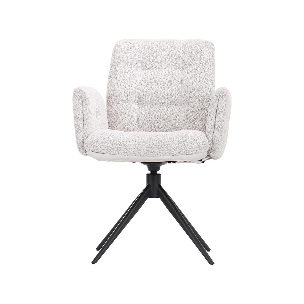  Eetkamerstoelen Unreal - Champagne - Geweven afbeelding 3