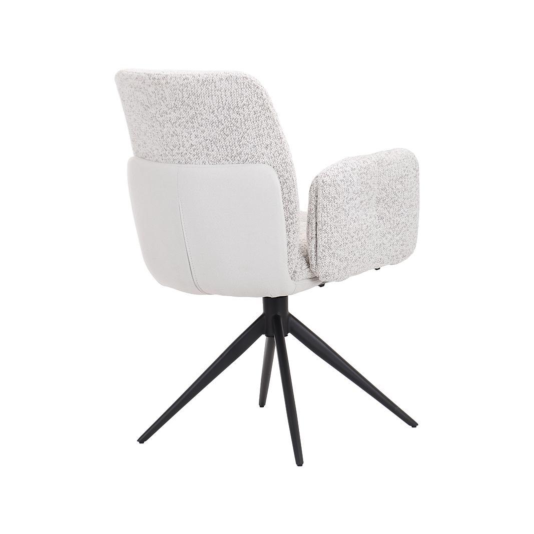  Eetkamerstoelen Unreal - Champagne - Geweven afbeelding 5