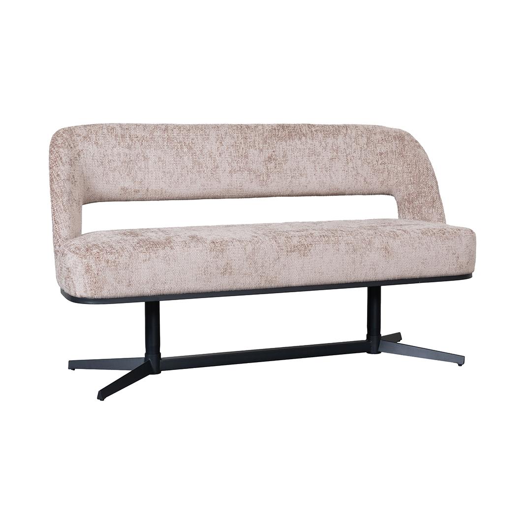  Eetkamerbanken Port Grimaud - Naturel - Chenille afbeelding 2