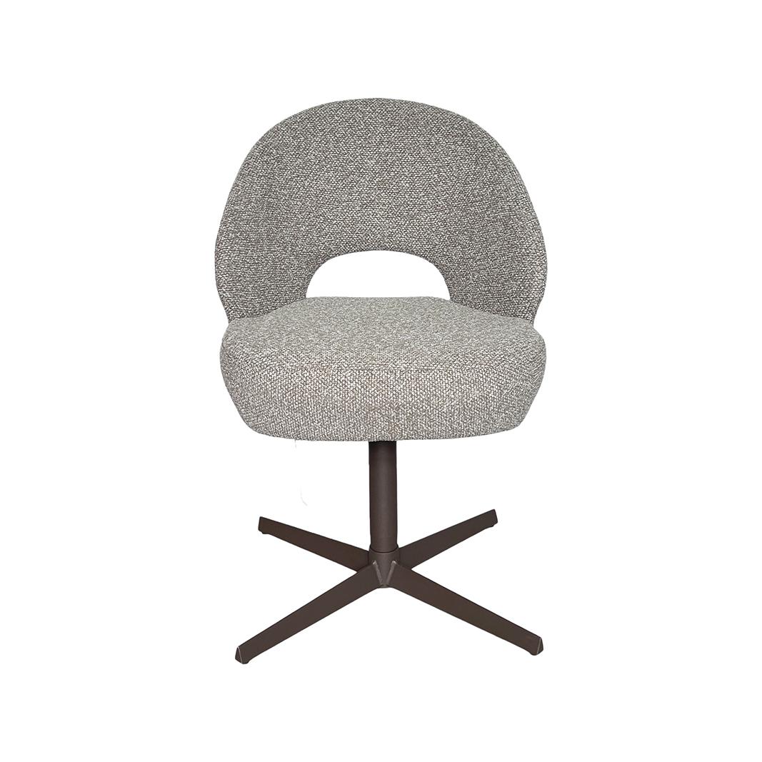  Eetkamerstoelen Saint Tropez - Mushroom - Boucle afbeelding 3
