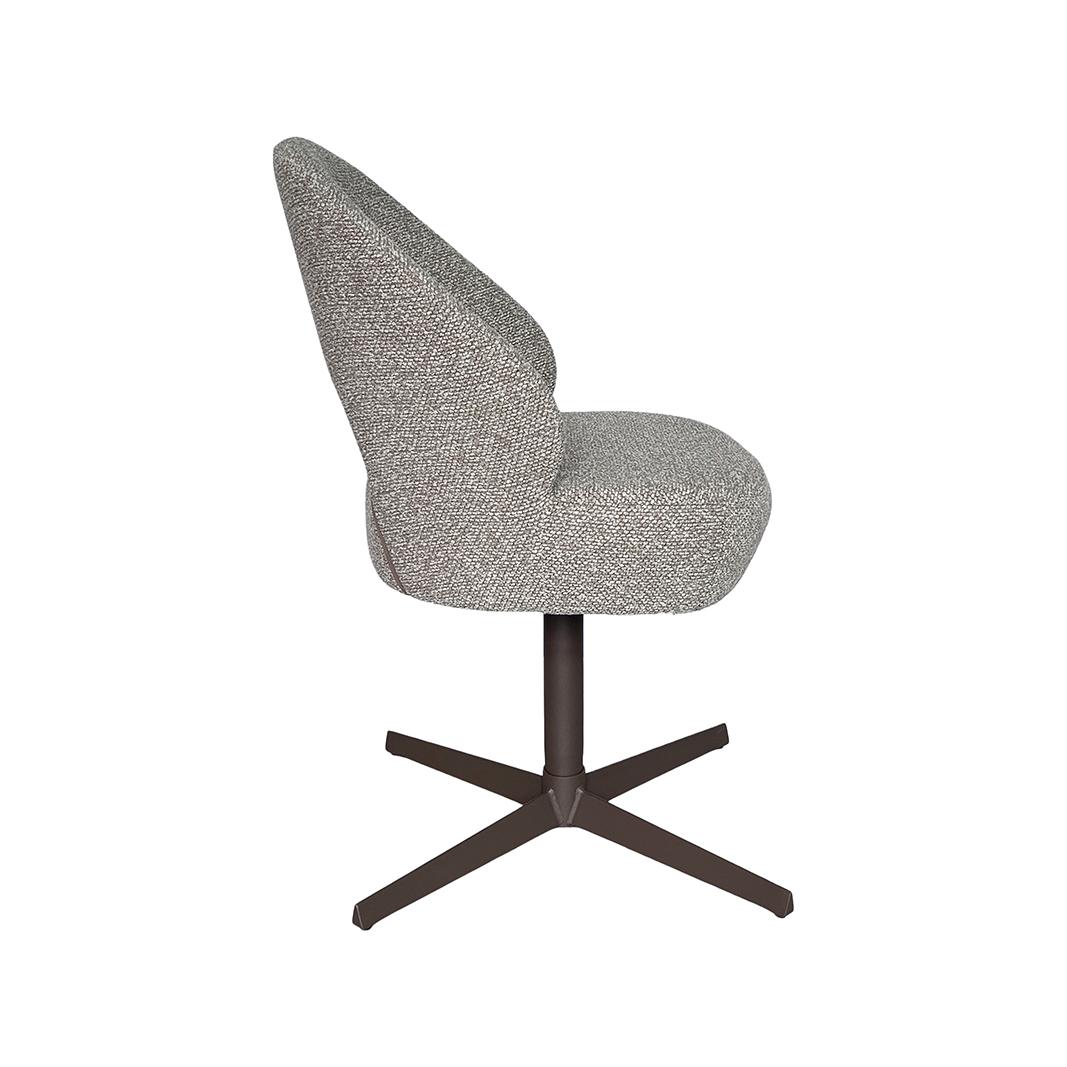  Eetkamerstoelen Saint Tropez - Mushroom - Boucle afbeelding 4