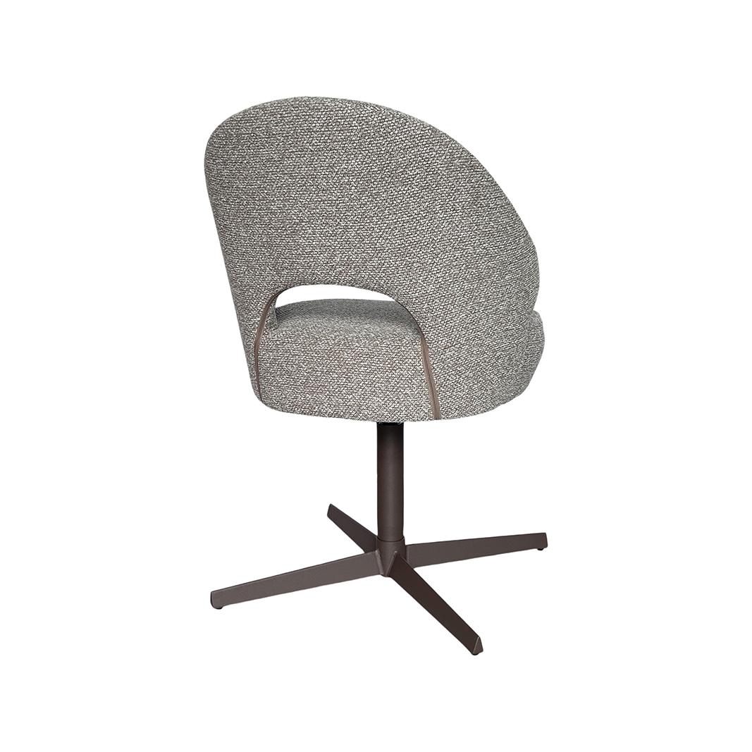  Eetkamerstoelen Saint Tropez - Mushroom - Boucle afbeelding 5