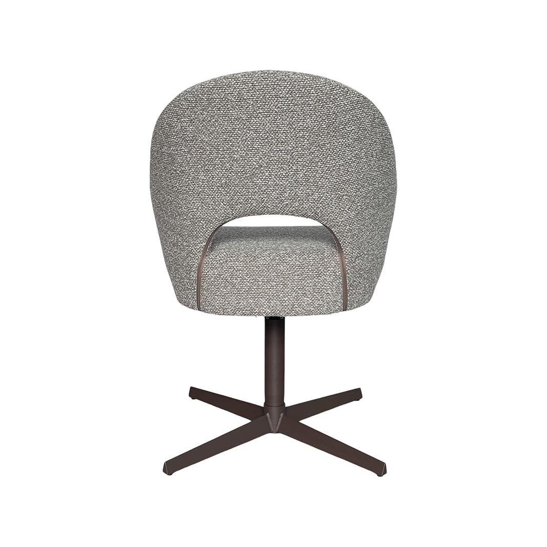  Eetkamerstoelen Saint Tropez - Mushroom - Boucle afbeelding 6