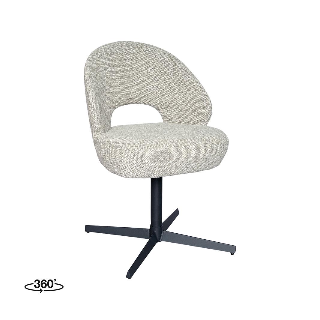  Eetkamerstoelen Saint Tropez - Naturel - Boucle afbeelding 1