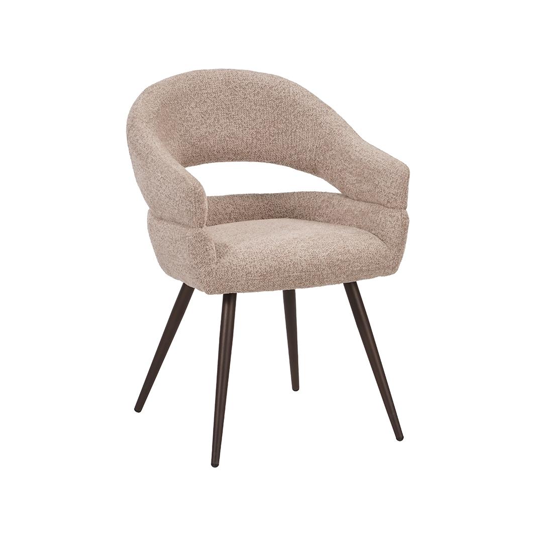  Eetkamerstoel Pia - Beige - Geweven - One Size afbeelding 1