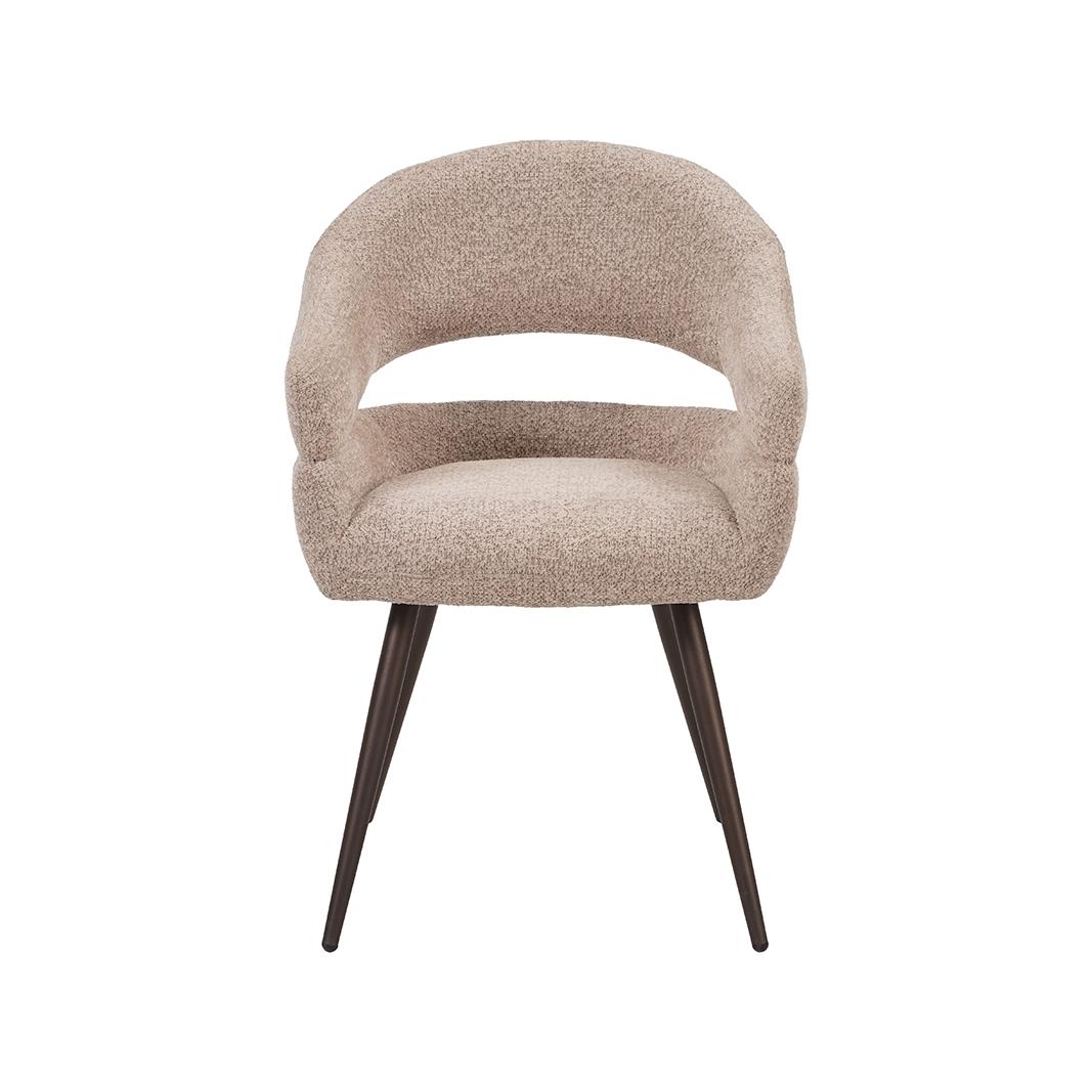  Eetkamerstoel Pia - Beige - Geweven - One Size afbeelding 2