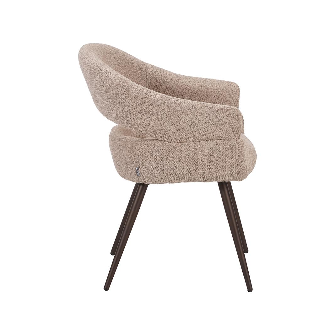  Eetkamerstoel Pia - Beige - Geweven - One Size afbeelding 3